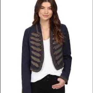 Free People Embellished Band Jacket